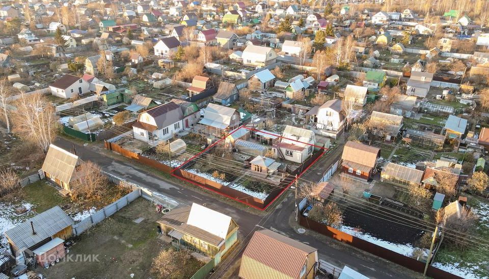 дом г Тюмень снт Домостроитель Тюмень городской округ, 7-я Домостроитель с/о, 114 / улица Тюльпан Домостроитель с/о, 114 фото 3