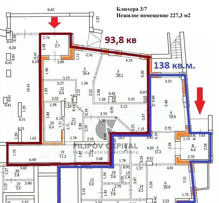 свободного назначения г Уфа р-н Орджоникидзевский ул Блюхера 3/7 фото 7