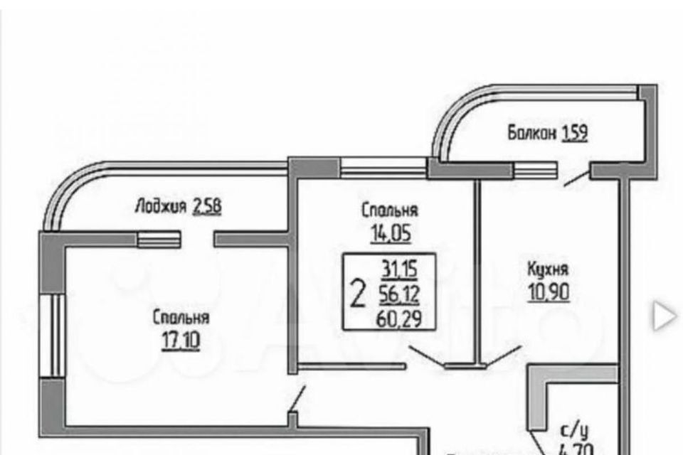 квартира г Краснодар р-н Западный ул Кожевенная 22 муниципальное образование Краснодар фото 4