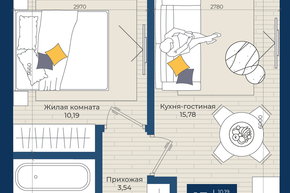 квартира р-н Зеленодольский с Осиново ул Дорожная 27 фото 1