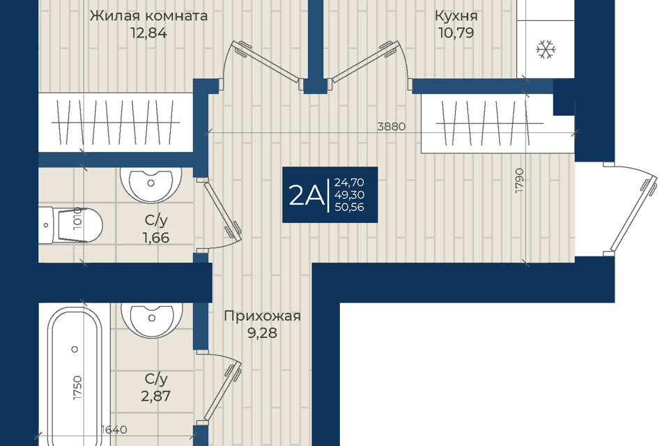 квартира р-н Зеленодольский с Осиново ул Дорожная 35 фото 1