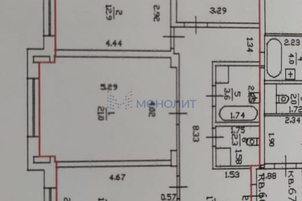 квартира г Нижний Новгород р-н Сормовский ул Белозерская 2 Нижний Новгород городской округ фото 4