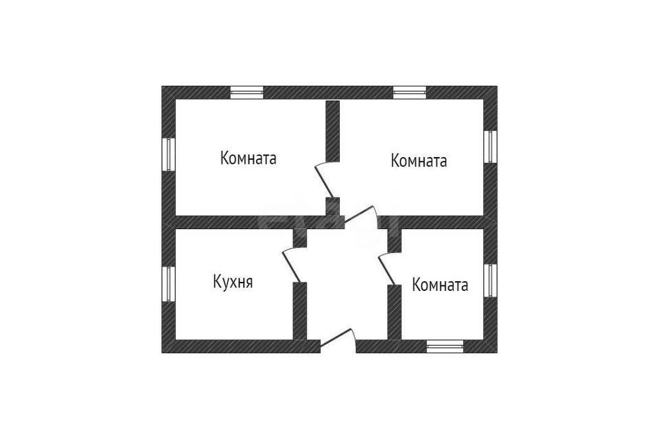 квартира р-н Куртамышский с Нижнее ул Мира 2б фото 10