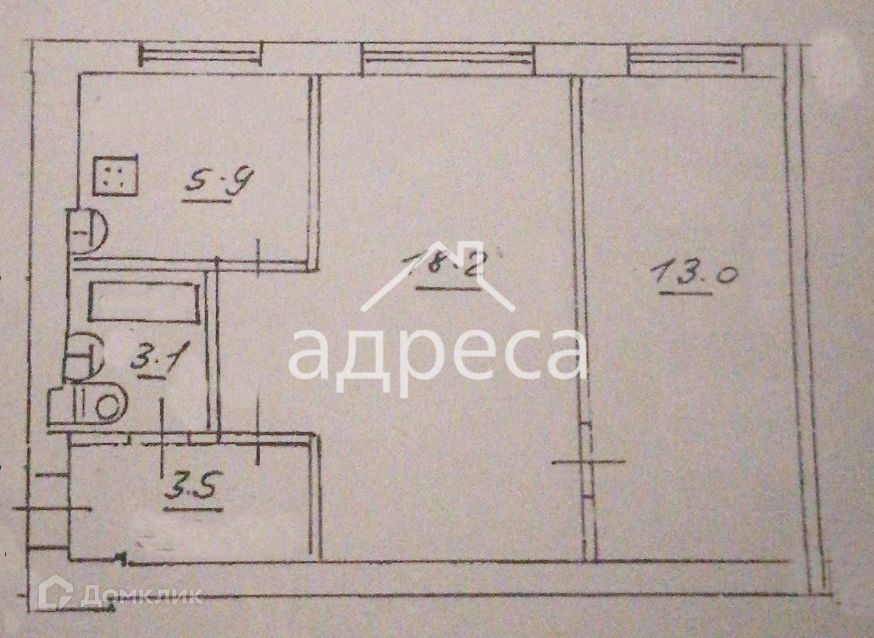 квартира г Самара р-н Советский городской округ Самара, Георгия Ратнера, 17 фото 8