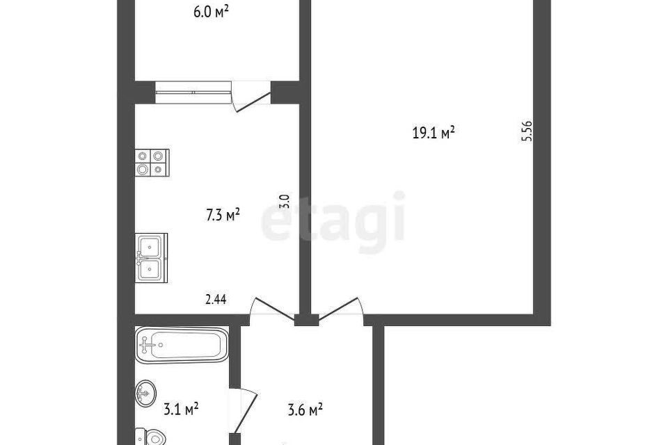 квартира г Инкерман ул Менжинского 35 Балаклавский фото 9