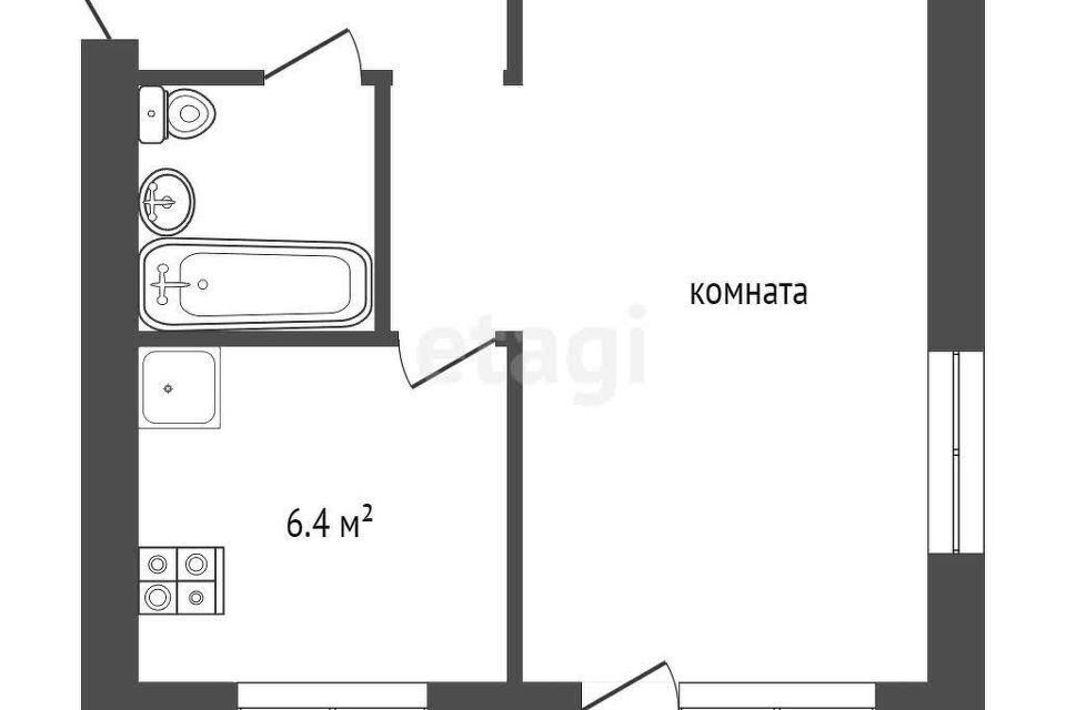 квартира г Омск ул Индустриальная 5 Омск городской округ фото 9