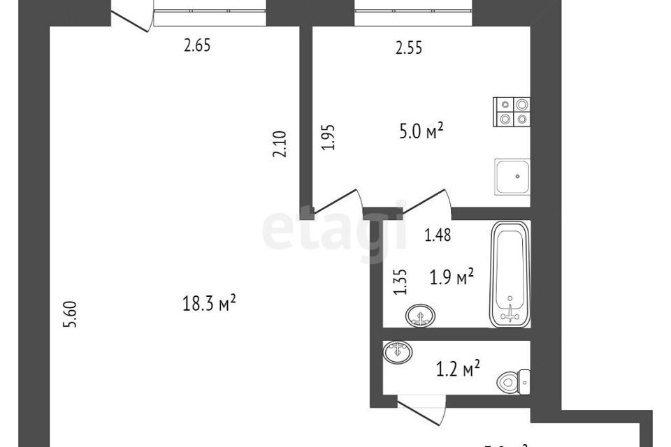 квартира г Ишим ул Карла Маркса 57 Ишимский район фото 9