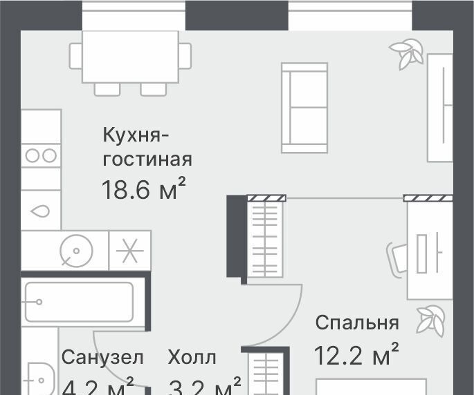 квартира г Тюмень р-н Калининский ул Кремлевская 95 Калининский административный округ фото 1