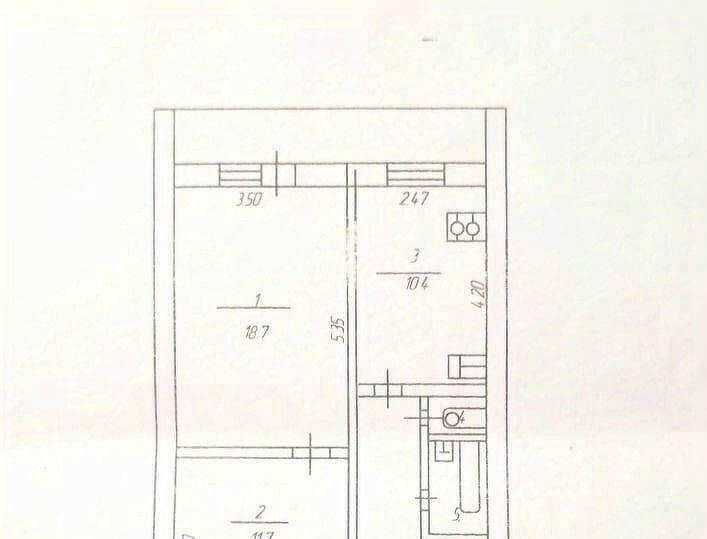 квартира рп Шексна микрорайон Шексна Северная ул Водников 4 фото 2