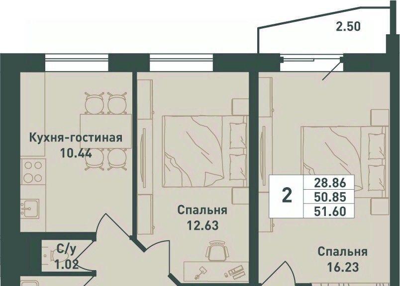 квартира р-н Всеволожский п им Свердлова проезд Западный 10/1к 1 Рыбацкое фото 1