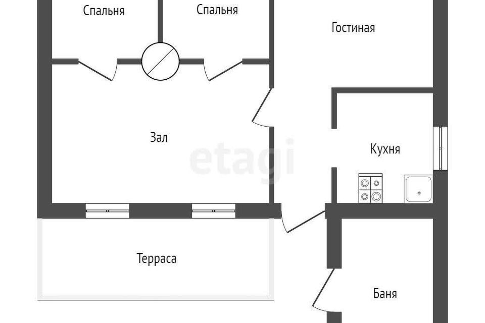 дом г Кулебаки ул Рылеева 76 Кулебаки городской округ фото 8