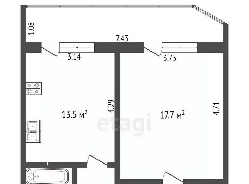 квартира г Красногорск ул Успенская 28 Митино фото 2