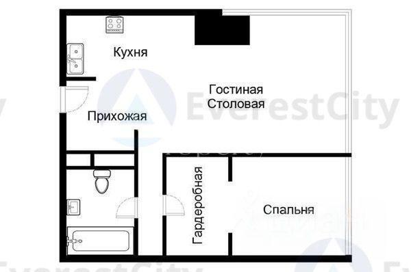 квартира г Москва ЦАО Пресненский МФК NEVA TOWERS 1-й Красногвардейский проезд, 22 с 1, Московская область фото 13