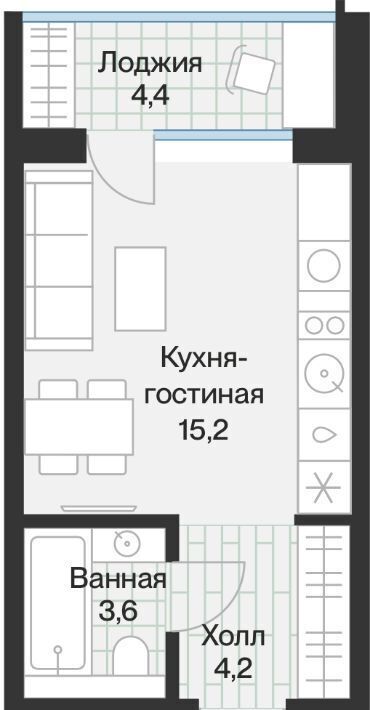 квартира г Тюмень р-н Калининский ул Ямская 1/12 159с фото 1