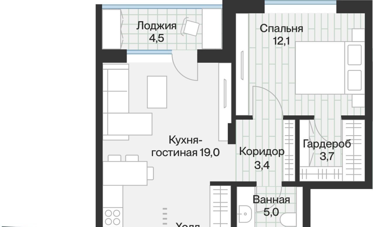 квартира г Тюмень р-н Калининский ул Ямская 1/26 159с фото 3