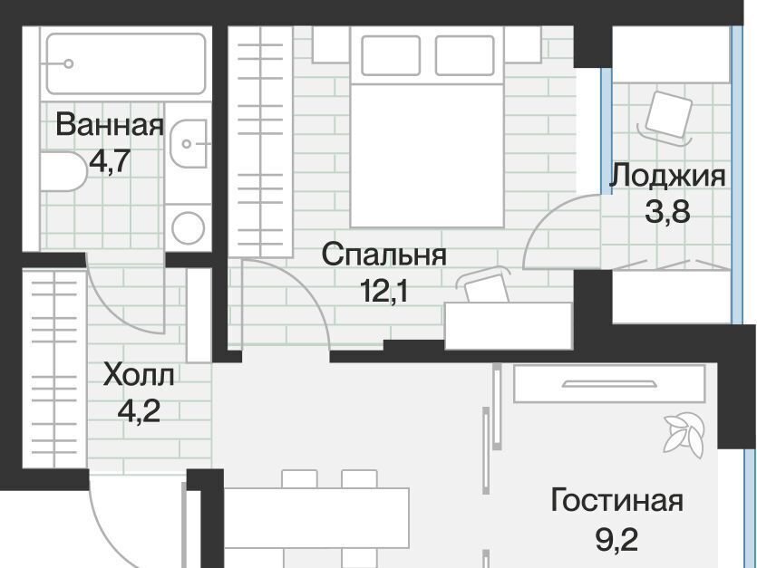 квартира г Тюмень р-н Калининский ул Ямская 1/25 159с фото 1