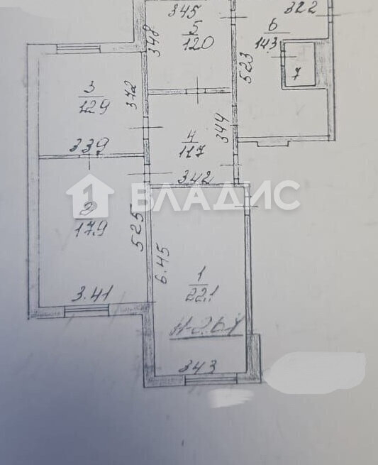 квартира г Белгород ул 5 Августа 29б фото 7