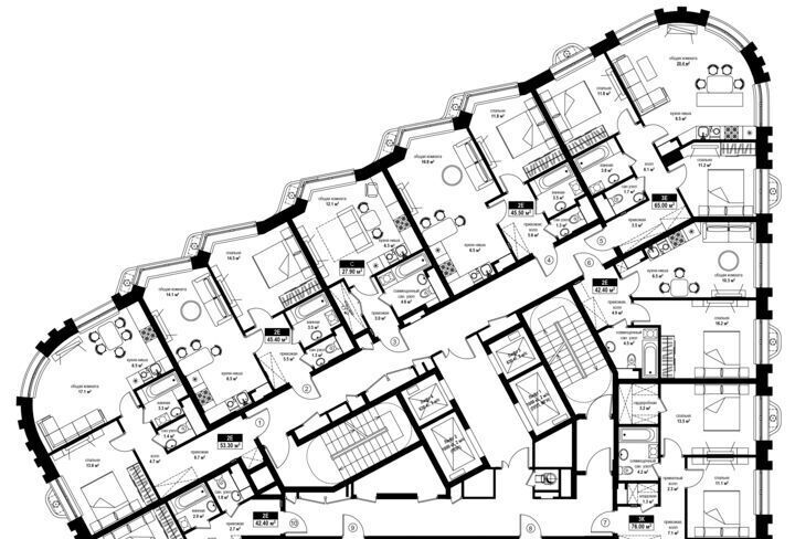 квартира г Москва метро Сокольники Бауманка проезд Проектируемый 727-й фото 2