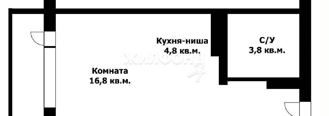 квартира г Барнаул р-н Железнодорожный ул Советской Армии 71 фото 17