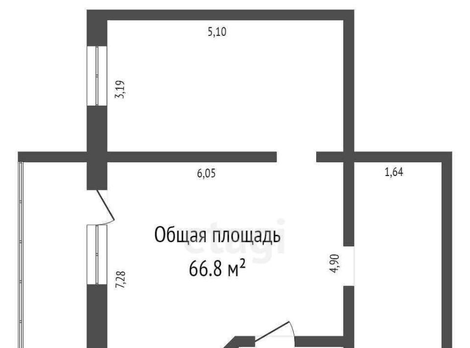 квартира г Барнаул р-н Центральный тракт Змеиногорский 104п/5 фото 16