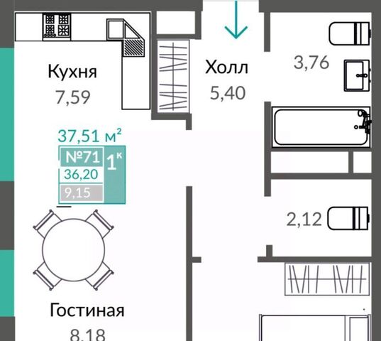 р-н Киевский Крымская Роза ЖК "ШАЛФЕЙ" фото