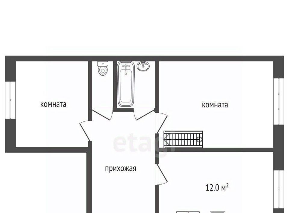 квартира р-н Тамбовский д Перикса ул Железнодорожная Казарма 5а Тамбов городской округ фото 15