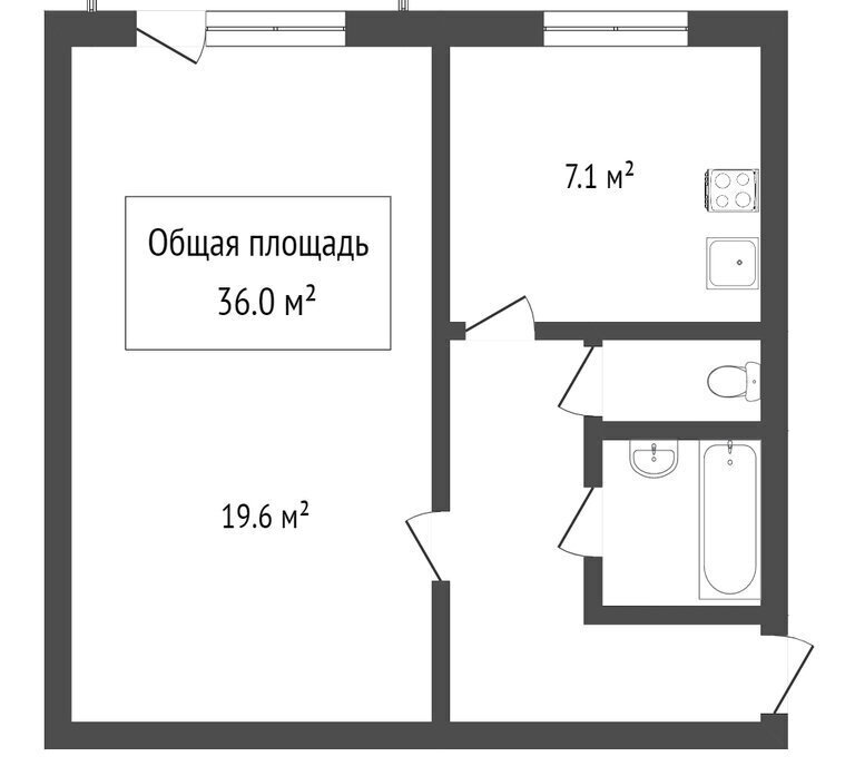 квартира г Томск р-н Ленинский Черемошники ул Нижне-Луговая 87/1 фото 16