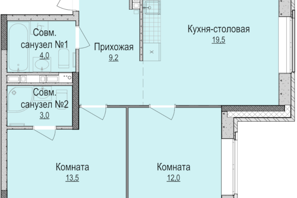 квартира г Ижевск р-н Индустриальный пер Индустриальный 6 Ижевск городской округ фото 1