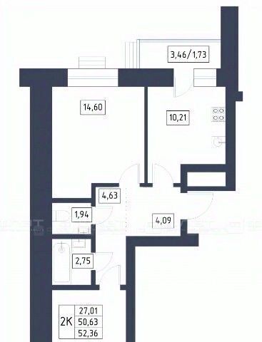 квартира г Казань р-н Приволжский Дубравная ул Кул Гали 29 ЖК «‎Изумрудный» фото 2