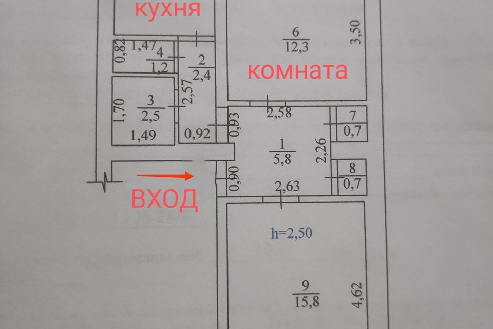 комната г Севастополь с Фронтовое ул Юбилейная 3 Нахимовский район фото 1