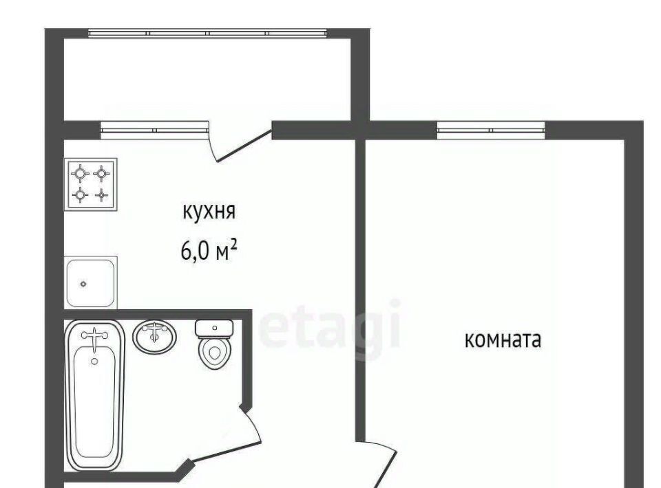 квартира г Екатеринбург Уралмаш ул. Ангарская, 52/3 фото 12