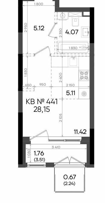 квартира г Казань метро Горки р-н Советский ул Аделя Кутуя 181 ЖК Адали фото 1