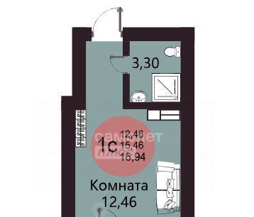 квартира г Воронеж р-н Коминтерновский ул 45 стрелковой дивизии 113 фото 2