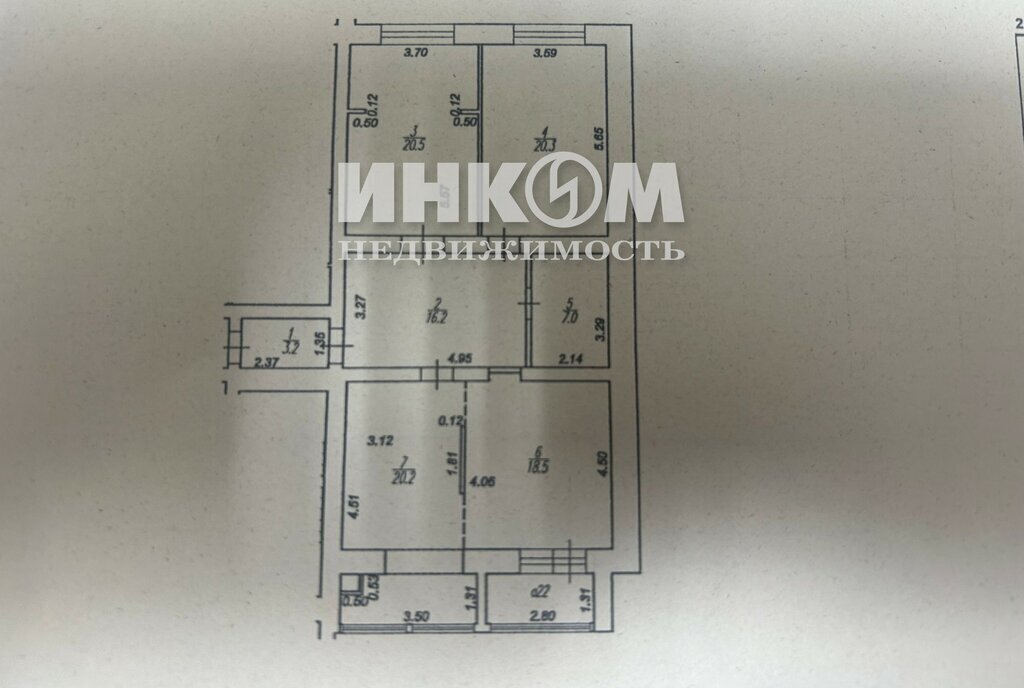 квартира г Рязань р-н Железнодорожный ул Дзержинского 33к/1 фото 15