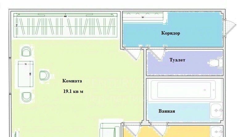 квартира г Москва ул Солнечная 40 Удельная дп, Удельная, Московская область, Раменский городской округ фото 3