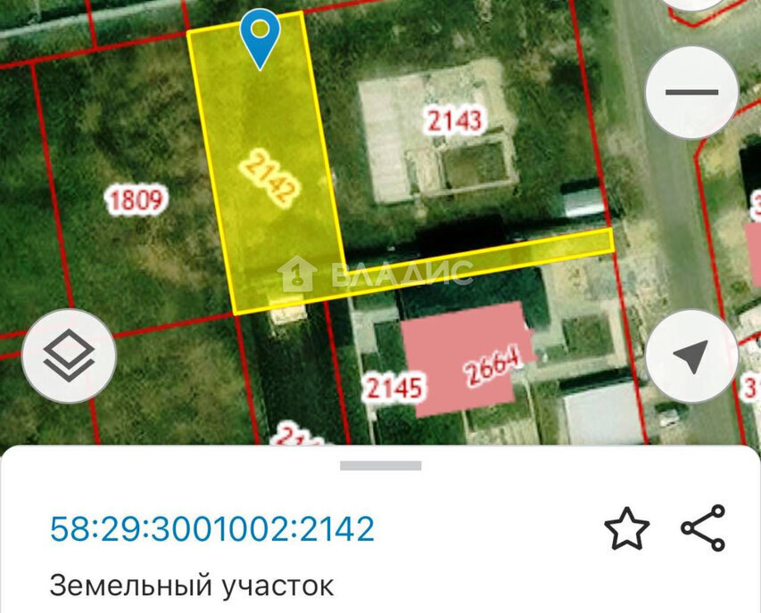 земля г Пенза р-н Первомайский пр-д 1-й Лиственный 14 фото 9