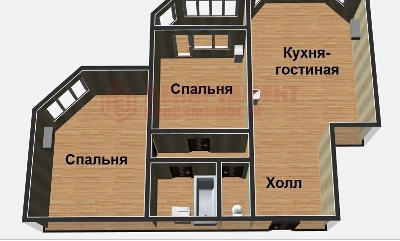 квартира г Астрахань р-н Кировский ул Чугунова 18к/2 фото 25