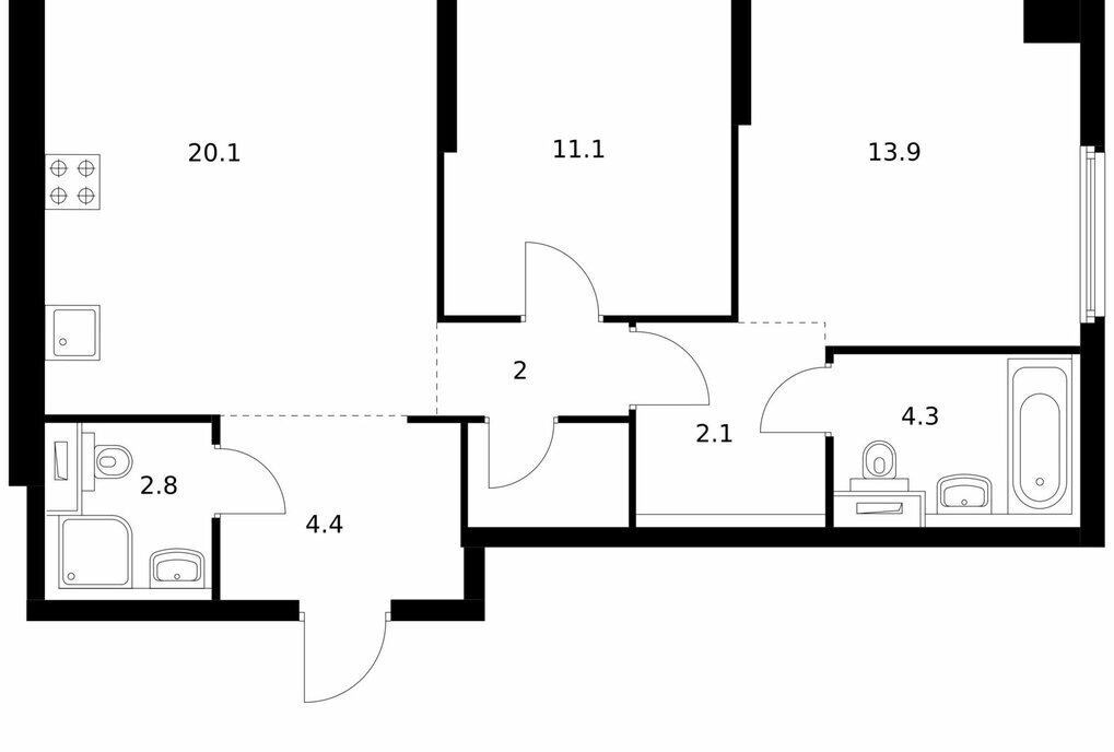 квартира г Москва метро Багратионовская ЖК Барклая 6 к 6 фото 1