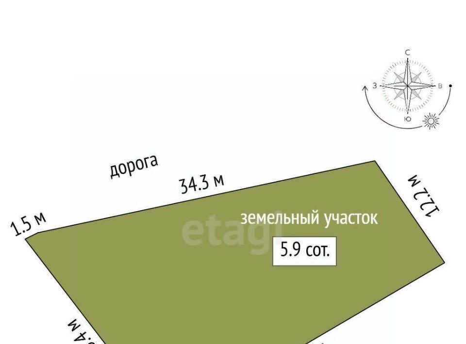 земля р-н Симферопольский с Мирное снт Домостроитель Мирновское с/пос, садоводческое товарищество фото 1