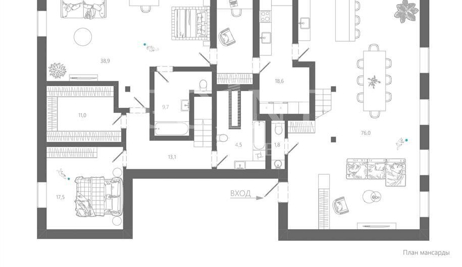 квартира г Москва метро Баррикадная б-р Новинский 28/35с 1 фото 2