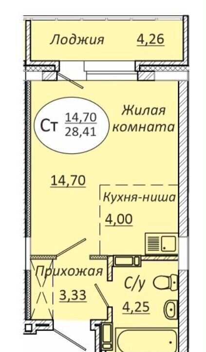 квартира г Новосибирск р-н Октябрьский Золотая Нива ул 2-я Воинская секц. 1. 2 фото 1