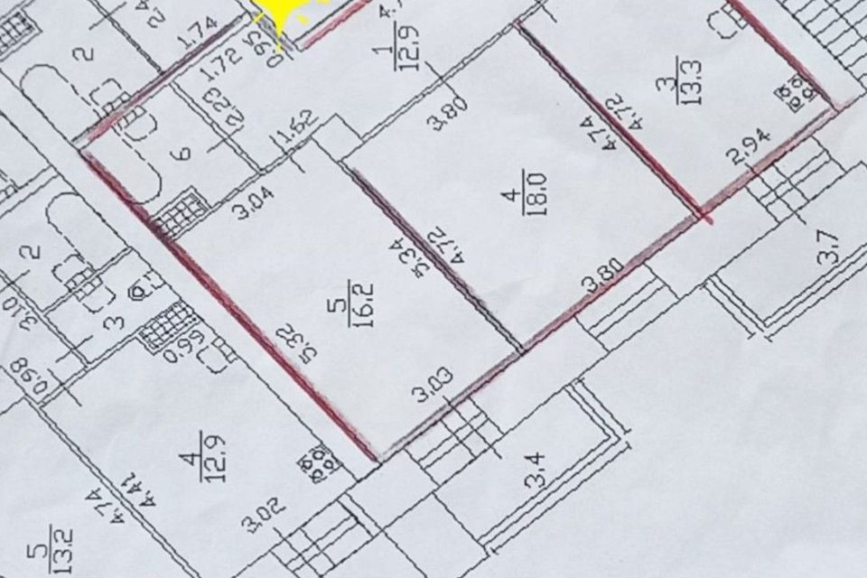 квартира г Санкт-Петербург р-н Прометей ул Учительская 18 Калининский, к 3 лит А фото 3