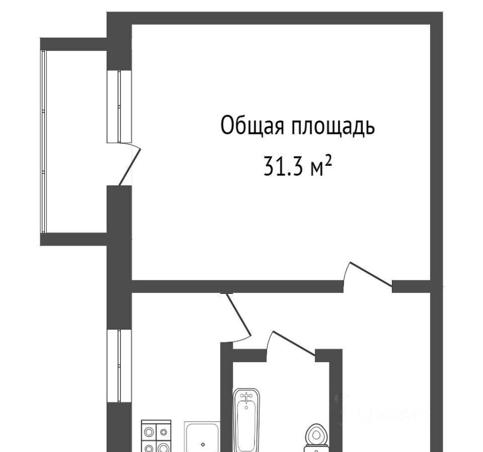 квартира г Москва метро ВДНХ ул Ярославская 7 фото 9