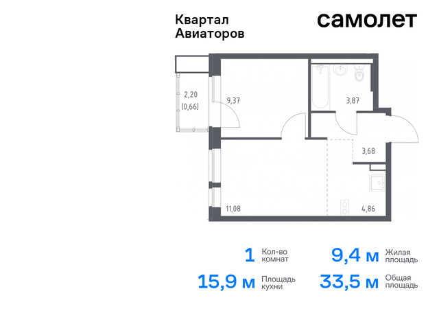 жилой комплекс Квартал Авиаторов, к 3, Щелковское шоссе, Щелковская фото