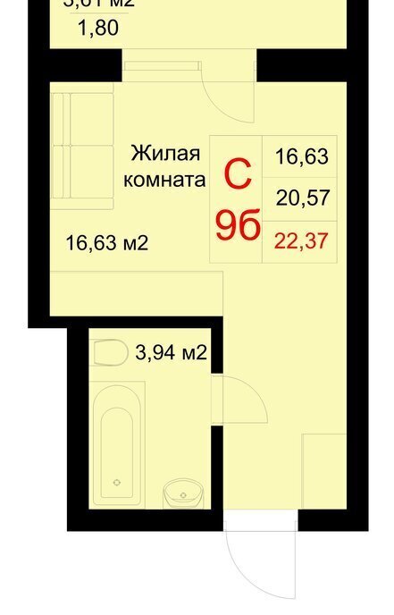 квартира г Казань ул Рауиса Гареева 78б Проспект Победы фото 1