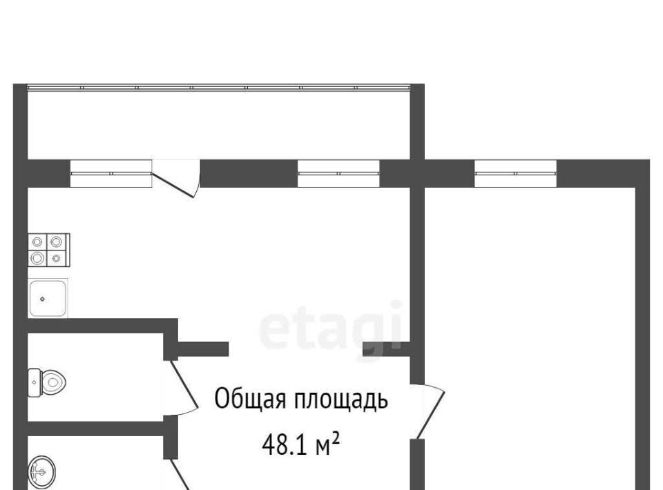 квартира г Новоалтайск ул Ушакова 12 фото 27