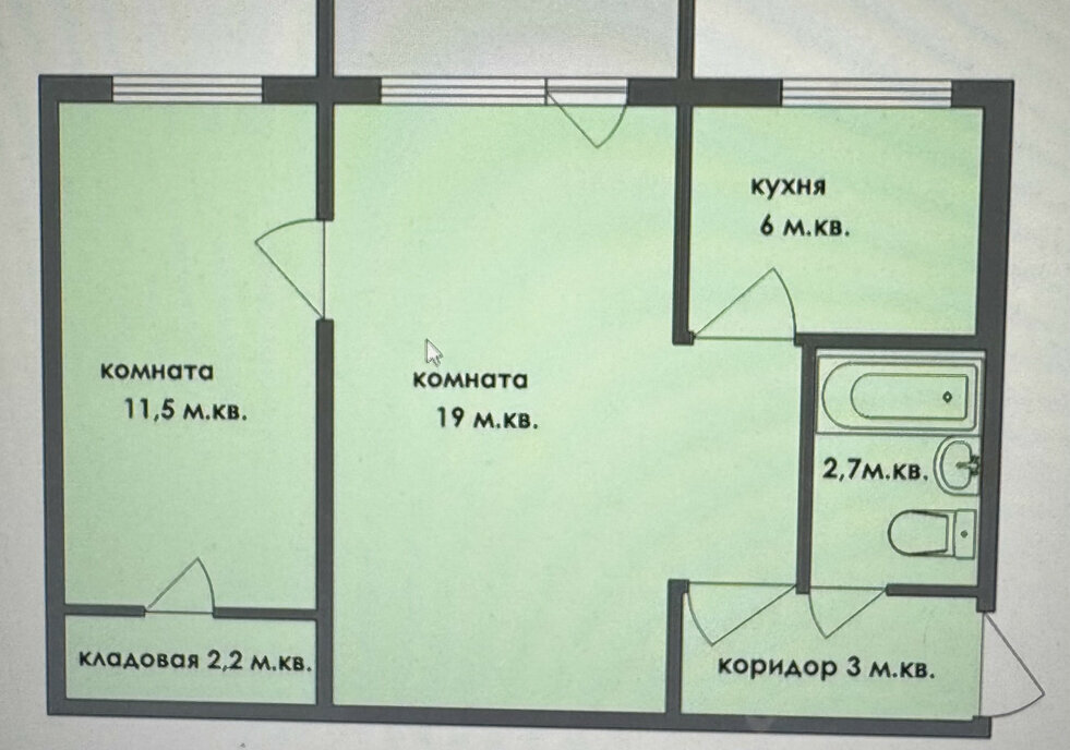 квартира г Челябинск ул Гагарина 35 фото 16