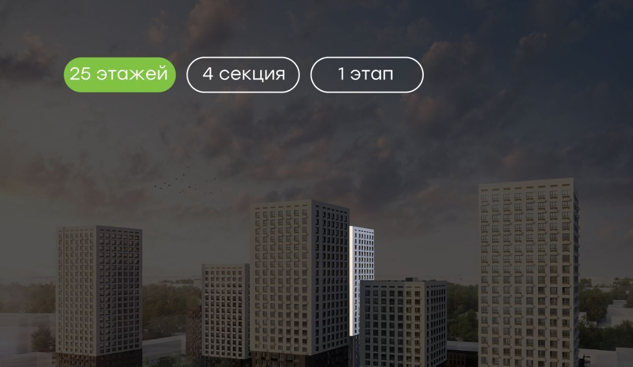 квартира г Уфа р-н Октябрьский ЖК «Бионика Парк» 1 фото 4