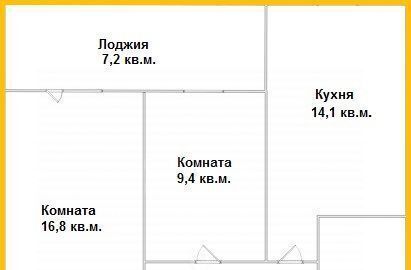 квартира городской округ Люберцы п Жилино-1 1-й кв-л, Томилино, 3 фото 5