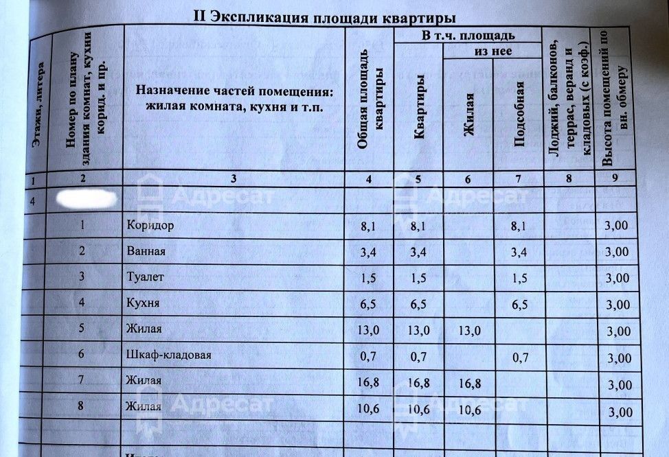 квартира г Волгоград р-н Тракторозаводский ул Борьбы 7 фото 10